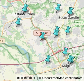 Mappa Via Rossetti, 20012 Cuggiono MI, Italia (4.93929)