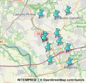 Mappa Via Rossetti, 20012 Cuggiono MI, Italia (3.44727)