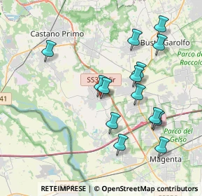 Mappa Via Rossetti, 20012 Cuggiono MI, Italia (3.76071)
