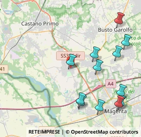 Mappa Via Rossetti, 20012 Cuggiono MI, Italia (4.87917)
