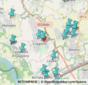 Mappa Via Rossetti, 20012 Cuggiono MI, Italia (2.6585)