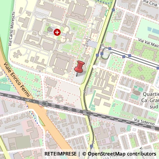 Mappa Via Ausonio Zubiani, 1, 20161 Milano, Milano (Lombardia)