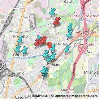 Mappa Via Privata Jacopo Vittorelli, 20127 Milano MI, Italia (0.886)