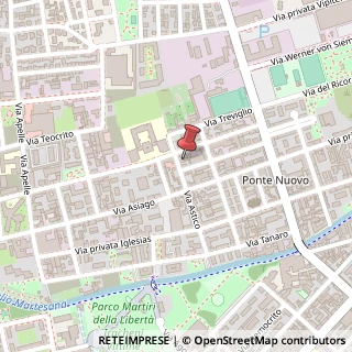Mappa Via Montefior, 12, 20128 Milano, Milano (Lombardia)