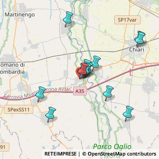 Mappa Via Giovanni XXIII Papa, 24054 Calcio BG, Italia (3.44538)