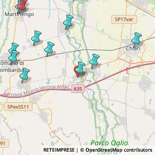 Mappa Via Giovanni XXIII Papa, 24054 Calcio BG, Italia (6.40538)