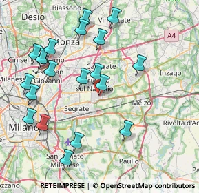 Mappa Via Lomellina, 20063 Cernusco sul Naviglio MI, Italia (8.856)