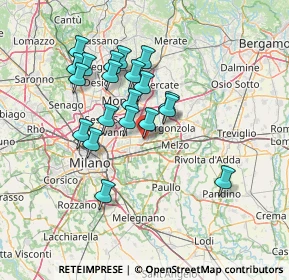 Mappa Via Lomellina, 20063 Cernusco sul Naviglio MI, Italia (12.388)