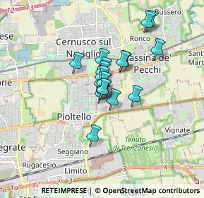 Mappa Via Lomellina, 20063 Cernusco sul Naviglio MI, Italia (1.08833)