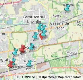 Mappa Via Lomellina, 20063 Cernusco sul Naviglio MI, Italia (2.1575)