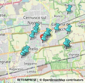 Mappa Via Lomellina, 20063 Cernusco sul Naviglio MI, Italia (1.636)