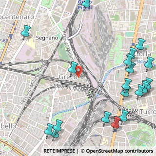 Mappa Via Carlo Conti, 20125 Milano MI, Italia (0.8055)