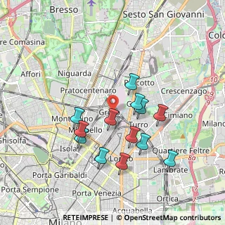 Mappa Via Carlo Conti, 20125 Milano MI, Italia (1.67231)