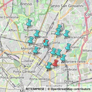 Mappa Via Carlo Conti, 20125 Milano MI, Italia (1.69133)