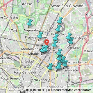 Mappa Via Carlo Conti, 20125 Milano MI, Italia (1.69778)