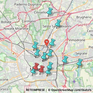 Mappa Via Carlo Conti, 20125 Milano MI, Italia (4.13333)