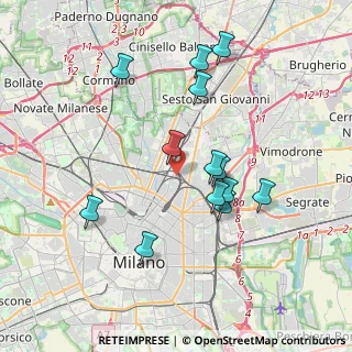 Mappa Via Carlo Conti, 20125 Milano MI, Italia (3.54462)