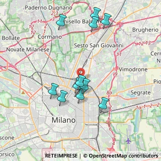 Mappa Via Carlo Conti, 20125 Milano MI, Italia (3.75545)
