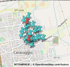 Mappa Via Damiano Chiesa, 24043 Caravaggio BG, Italia (0.28333)