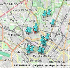 Mappa Via Ignazio Ciaia, 20158 Milano MI, Italia (1.67118)