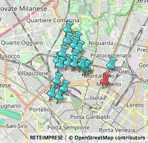 Mappa Via Ignazio Ciaia, 20158 Milano MI, Italia (1.079)