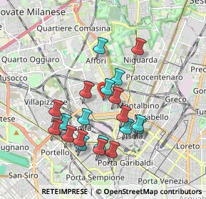 Mappa Via Ignazio Ciaia, 20158 Milano MI, Italia (1.7015)