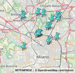 Mappa Via Ignazio Ciaia, 20158 Milano MI, Italia (3.34625)