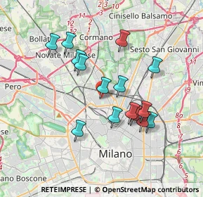 Mappa Via Ignazio Ciaia, 20158 Milano MI, Italia (3.216)
