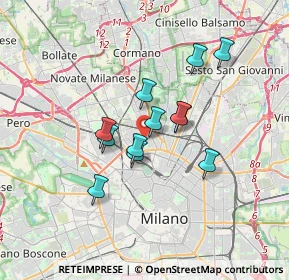 Mappa Via Ignazio Ciaia, 20158 Milano MI, Italia (2.61583)