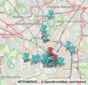 Mappa Via Ignazio Ciaia, 20158 Milano MI, Italia (3.8605)