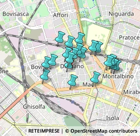 Mappa Via Ignazio Ciaia, 20158 Milano MI, Italia (0.623)