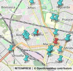 Mappa Via Ignazio Ciaia, 20158 Milano MI, Italia (1.275)