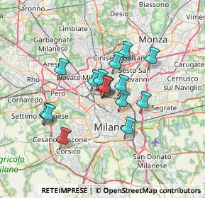 Mappa Via Ignazio Ciaia, 20158 Milano MI, Italia (5.162)