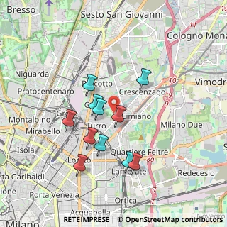 Mappa Via Agordat, 20127 Milano MI, Italia (1.59727)