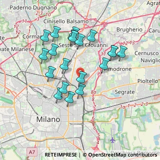 Mappa Via Agordat, 20127 Milano MI, Italia (3.495)