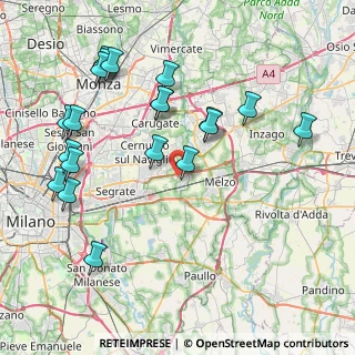Mappa Via Galileo Galilei, 20060 Vignate MI, Italia (8.9735)