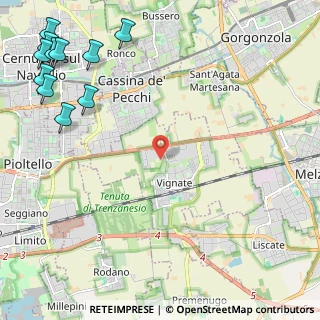 Mappa Via Galileo Galilei, 20060 Vignate MI, Italia (3.49545)