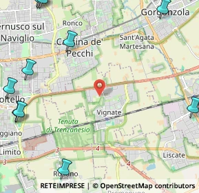 Mappa Via Galileo Galilei, 20060 Vignate MI, Italia (3.54364)