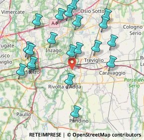 Mappa Via Don Francesco Donati, 20062 Cassano d'Adda MI, Italia (8.7165)