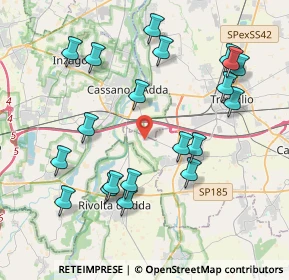 Mappa Via Don Francesco Donati, 20062 Cassano d'Adda MI, Italia (4.265)