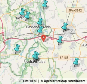 Mappa Via Don Francesco Donati, 20062 Cassano d'Adda MI, Italia (4.28833)