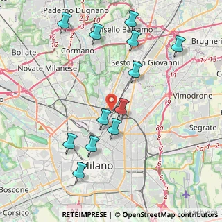 Mappa Via Renato Birolli, 20125 Milano MI, Italia (4.3575)