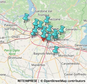 Mappa Via Verziano, 25125 Brescia BS, Italia (8.82071)