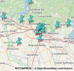 Mappa Via Verziano, 25125 Brescia BS, Italia (15.21429)