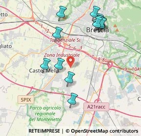 Mappa Via Verziano, 25125 Brescia BS, Italia (4.27077)
