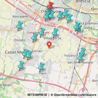 Mappa Via Verziano, 25125 Brescia BS, Italia (2.5035)