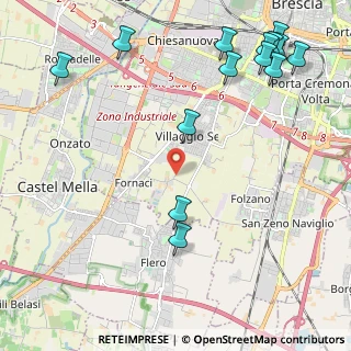 Mappa Via Verziano, 25125 Brescia BS, Italia (2.89214)