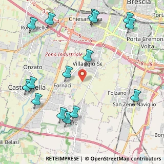 Mappa Via Verziano, 25125 Brescia BS, Italia (2.71133)