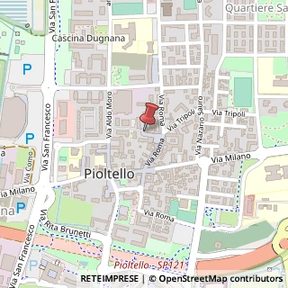 Mappa Via Gian Battista Bozzotti, 21, 20096 Segrate, Milano (Lombardia)