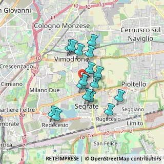 Mappa Via Cardinale Schuster, 20090 Segrate MI, Italia (1.3975)
